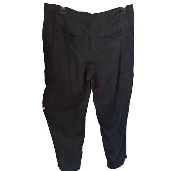 Rails Kai Black Skinny Cargo Pants In Cupro Size Medium - Picture 4 of 9